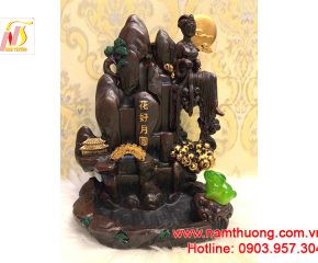 Thác khói xông nụ trầm hương