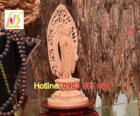 Tượng phật A Di Đà trầm hương