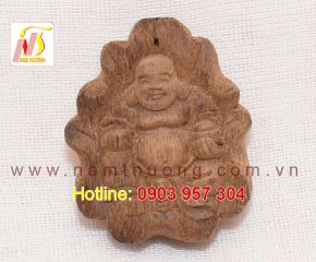 Mặt dây chuyền Di Lạc trầm hương