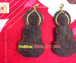 Mặt dây chuyền Quan Âm trầm hương
