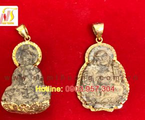 Mặt dây chuyền Quan Âm - Di Lạc trầm hương