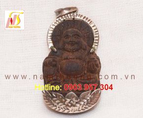 Mặt dây chuyền Di Lạc trầm hương